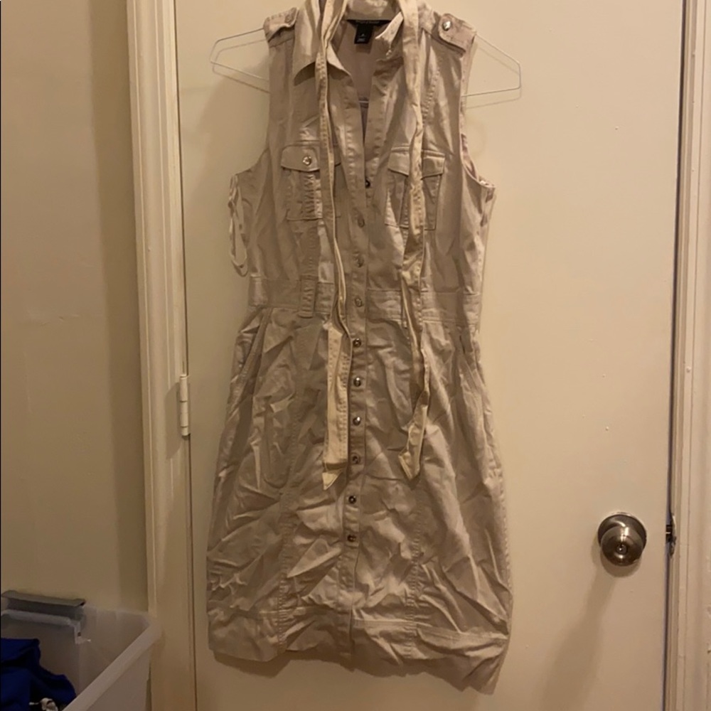White House Black Market fitted dress